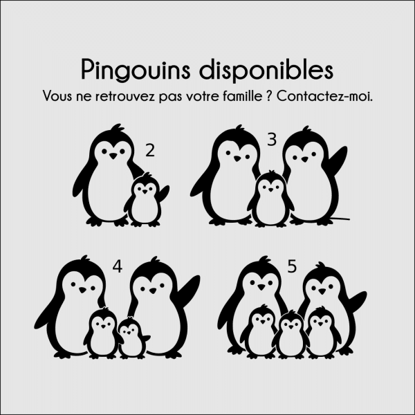 bla bla famille pingouin
