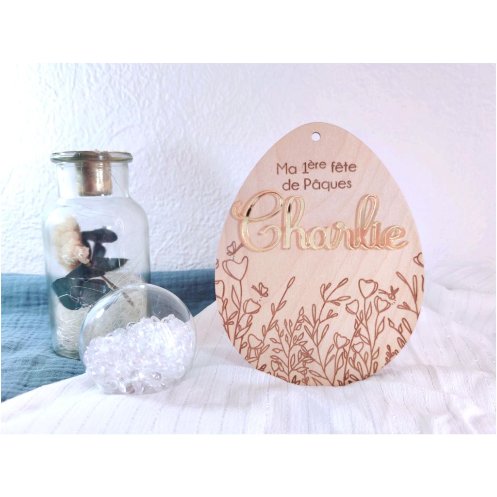 Kit Bricolage 12 Carillons Éoliens Œufs De Pâques à Peindre - Activité Créative Enfants Avec Tatouages Temporaires