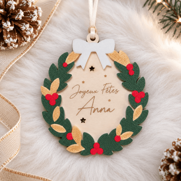 BOULE NOEL COURONNE