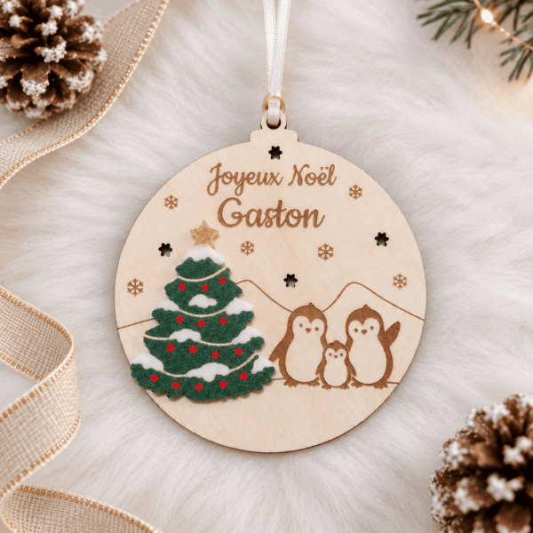 BOULE NOEL PINGOUINS