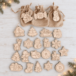 24 pendentifs pour calendrier de l'avent